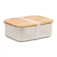 Lunch boxy - Pojemnik stalowy na lunch 800ml, srebrny - miniaturka - grafika 1