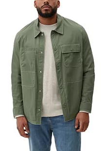 s.Oliver Duży rozmiar męska kurtka wierzchnia, zielona, XXXL, ZIELONY, 3XL - Kurtki męskie - miniaturka - grafika 1