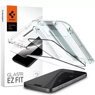 Szkła hartowane na telefon - Spigen Glas.tr 'ez fit' 2-pack do iPhone 15 Pro black - darmowy odbiór w 22 miastach i bezpłatny zwrot Paczkomatem aż do 15 dni - miniaturka - grafika 1