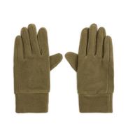Rękawiczki - Cropp - Zielone polarowe rękawiczki - Khaki - miniaturka - grafika 1