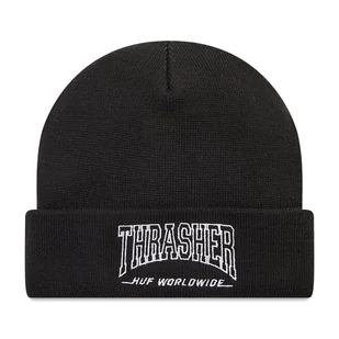 Czapka z daszkiem HUF Field Crew Beanie BN00133 Czarny - Czapki męskie - miniaturka - grafika 1
