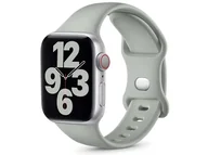 Akcesoria do smartwatchy - Alogy Sportowy pasek silikonowy do Apple Watch 38/40/41mm Szary 9373X23 - miniaturka - grafika 1