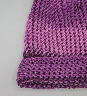 Czapka Smerfetka Fiołkowy Ryż - Czapki damskie - miniaturka - grafika 1