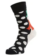 Skarpetki damskie - Happy Socks skarpety z drobnej dzianiny Kobiety,Mężczyźni niebieski|biały|wielokolorowy w kropki, 36-40 - miniaturka - grafika 1