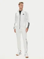 Dresy męskie - adidas Dres 3-Stripes JX5527 Biały Regular Fit - miniaturka - grafika 1