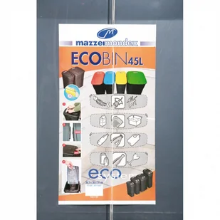 B2B Partner Kosz na odpadki (sz x gł x wys): 25 x 42x 62cm, 40l, niebieskie wieko 2139 - Kosze na śmieci - miniaturka - grafika 10