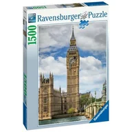 Puzzle - Ravensburger Puzzle 1500 elementów Big Ben z Kotem 4005556160099 - miniaturka - grafika 1