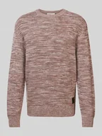 Koszulki męskie - Sweter z dzianiny o kroju regular fit z czystej bawełny - miniaturka - grafika 1