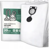 Worki do odkurzaczy - 20x Worek do Odkurzacza Metabo Asa 1202 Syntetyczny Pojemny Mocny Worki G9 - miniaturka - grafika 1