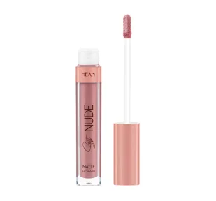 HEAN - Soft Nude - Matte Lip Gloss - Matowy błyszczyk do ust - 6 ml - 66 SO NUDE! - Błyszczyki do ust - miniaturka - grafika 1