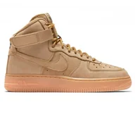 Buty dla dziewczynek - Buty Dziecięce Sportowe Brązowe Nike Air Force 1 922066-203 r. 38,5 - miniaturka - grafika 1