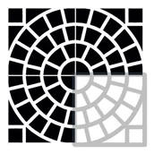 Szablony malarskie - Nakleo szablon malarski // płytki - kafelki // MAURE - 45x45cm - miniaturka - grafika 1