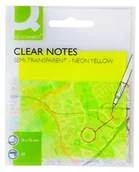 Szkolne artykuły papiernicze - Bloczek samoprzylepny 76x76mm 50K żółty - Q-Connect - miniaturka - grafika 1