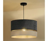 Lampy sufitowe - Duolla - Żyrandol na lince DOUBLE 1xE27/15W/230V śr. 40 cm szary - miniaturka - grafika 1