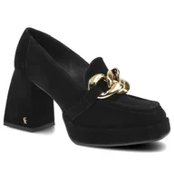 Półbuty damskie - Carinii, Półbuty, B7425_-H20-000-000-E61 Czarny, rozmiar 40 - miniaturka - grafika 1