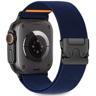 Pasek TECH-PROTECT Nylon Clasp do Apple Watch 6/7/8/9/SE/Ultra (44/45/46/49mm) Granatowy - Akcesoria do smartwatchy - miniaturka - grafika 1