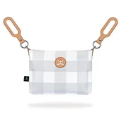 Torby i organizery dla mam - Organizer do wózka LULU - jasny szary - miniaturka - grafika 1