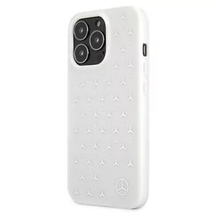 Mercedes MEHCP13XESPWH iPhone 13 Pro Max 6,7" biały/white hardcase Silver Stars Pattern - Etui i futerały do telefonów - miniaturka - grafika 2