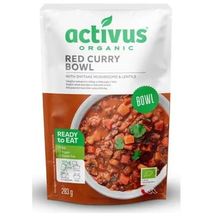 Danie czerwone curry z grzybami shitake i soczewicą BEZGL. BIO 283 g - Szybkie dania obiadowe - miniaturka - grafika 1