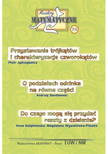 Aksjomat Piotr Nodzyński Miniatury matematyczne 74 Mieczysław K. Mentzen, Agnieszka Krause, Piotr Ję - Podręczniki dla szkół podstawowych - miniaturka - grafika 2