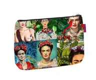 Torebki damskie - Elegancka Kosmetyczka Solo, nadruk Modern Frida 14×21 cm – Podróżna, Wodoodporna, Kompaktowa Bertoni - miniaturka - grafika 1