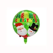 Balony i akcesoria - BALON FOLIOWY 18" ŚWIĘTY MIKOŁAJ MERRY CHRISTMAS NA BOŻE NARODZENIE - miniaturka - grafika 1