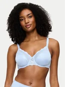Biustonosze - Triumph Biustonosz z fiszbiną Ladyform Soft W X 10166306 Błękitny - miniaturka - grafika 1
