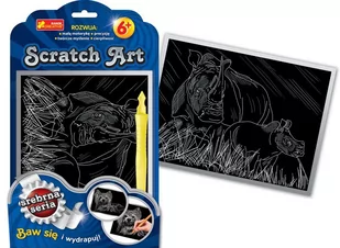 Ranok Creative Scratch art nosorożec - Zabawki kreatywne - miniaturka - grafika 1
