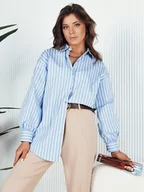 Koszule damskie - Koszula damska MARTIE błękitno-biała Dstreet DY0372-L - miniaturka - grafika 1