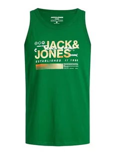 JACK & JONES Męski tank top z logo Jcowater, Verdant Green, M - Koszulki męskie - miniaturka - grafika 1