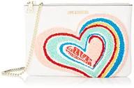Torebki damskie - Love Moschino Damska torba na ramię Borsa A Spalla, rozmiar uniwersalny, biały - jeden rozmiar - miniaturka - grafika 1