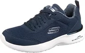 Sneakersy damskie - Skechers Damskie sneakersy Skech-air Dynamight-fast Brak, niebieski - Niebieski granatowy Mesh White Trim Nvy - 39.5 EU - miniaturka - grafika 1