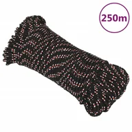 Żeglarstwo - Linka żeglarska, czarna, 5 mm, 250 m, polipropylen - miniaturka - grafika 1