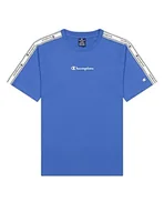 Koszulki męskie - Champion Koszulka męska American Tape S/S, Blu Cobalto, S - miniaturka - grafika 1