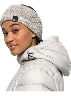 Jack Wolfskin Opaska "Highloft" w kolorze beżowym - Czapki damskie - miniaturka - grafika 1