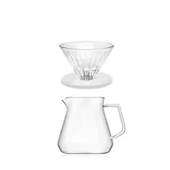 Zaparzacze i kawiarki - Zestaw Timemore Crystal Eye Brewer Set 01 White - miniaturka - grafika 1