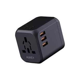 Aukey PA-TA04 PD 30W 3x USB-A, 1x USB-C - Akcesoria podróżnicze - miniaturka - grafika 2