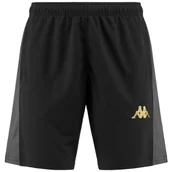 Koszulki męskie - Kappa Player Gahorazip Wygodne i stylowe spodenki sportowe, kolor czarny i szary Charcoal, rozmiar 2XL - miniaturka - grafika 1