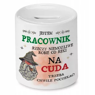 Skarbonka Dla Pracownika na Urodziny na Prezent z Nadrukiem ze Zdjęciem - Skarbonki - miniaturka - grafika 1