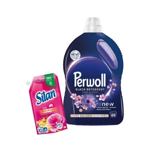 Zestaw Płyn do prania tkanin ciemnych Dark Bloom 60 prań Silan Płyn do zmiękczania tkanin Fabrlhafter Blutenrausch gratis - środek do prania - Środki do prania - miniaturka - grafika 1