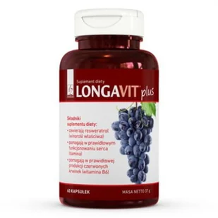 A-Z Medica SP Z O.O A-Z LONGAVIT PLUS 60 kaps 3005221 - Serce i układ krążenia - miniaturka - grafika 1
