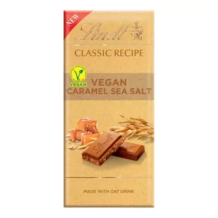 Czekolada Lindt Vegan Classic Caramel Seasalt 100g - Czekolada - miniaturka - grafika 1