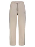 Spodnie męskie - Eight2Nine Spodnie dresowe w kolorze beżowo-jasnobrązowym - miniaturka - grafika 1