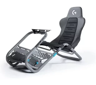 Playseat® Trophy Logitech G Edition Wyścigowy do 163kg Tkanina Skóra ECO Szary - Fotele gamingowe - miniaturka - grafika 1