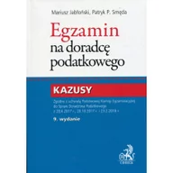 Finanse, księgowość, bankowość - Jabłoński Mariusz, Smęda Patryk Piotr Egzamin na doradcę podatkowego. Kazusy - dostępny od ręki, natychmiastowa wysyłka - miniaturka - grafika 1