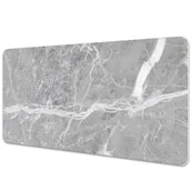 Podkładki na biurko - Podkładka mata ochrona biurka Szary marmur 90x45cm - miniaturka - grafika 1