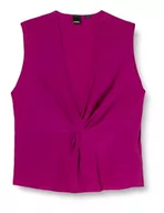 Koszule damskie - Pinko Top Crepe De Chine Koszula Damska, Vib_fioletowy Buganville, 42 - miniaturka - grafika 1