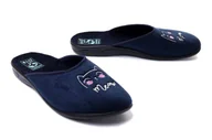 Kapcie damskie - ADANEX SAL17 SARA 27353 GR/CZ granatowy, kapcie damskie - Adanex - miniaturka - grafika 1