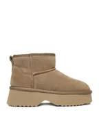 Śniegowce damskie - Badura Śniegowce EO-ANIKA-TS6302-01 Szary - miniaturka - grafika 1