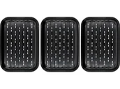 Akcesoria do grilla - TACA DO GRILLOWANIA STALOWA 3 SZT. - miniaturka - grafika 1